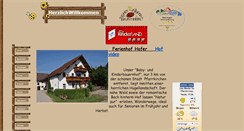 Desktop Screenshot of ferienhof-hofer.eu