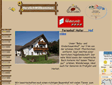 Tablet Screenshot of ferienhof-hofer.eu